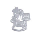 Maxbell Metal Cutting Dies Stencil DIY Scrapbooking Embossing Card Hobbyhorse - Aladdin Shoppers