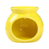 Maxbell Aroma Oil Burner Crafts Tealight Candle Holder for Yoga SPA Meditation Porch Yellow