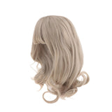 Maxbell BJD Doll Wig Heat Resistance Fiber Sturdy Stylish for Doll Making Curly Hair