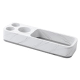 Maxbell Toothbrush Holder for Bathroom Electric Toothbrush Shelf Rack for Home Hotel Gray