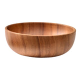 Maxbell Wood Snack Serving Bowl Multipurpose Mixing Bowl for Vegetable Potato Veggie 22cmx7.5cm