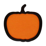 Maxbell Pumpkin Shaped Letter Board Felt Message Bulletin Board for Party Home Decor orange