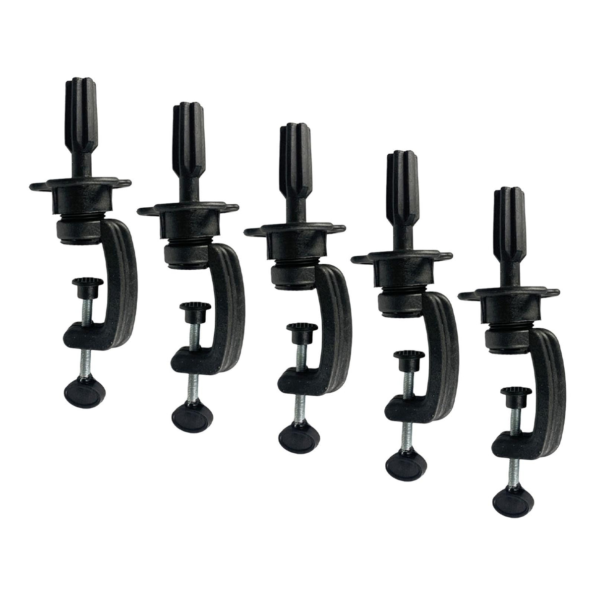 Maxbell 5Pcs Table Clamp Mannequin Head Holder Clamp Wig Mannequin Head Stand Holder