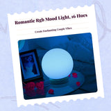 Dimmable light-emitting diode Night Light, Color Changing, Remote Control, Mood Lighting Rechargeable 12cm