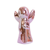 Maxbell Ceramic Fairy Angel Shaped Figurine Ornament Gift Home Decoration  Pink
