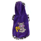 Maxbell Maxbell Pet Dog Apparel Clothes Hoodie Coat Size 5 - Purple