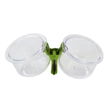 Maxbell Bird Feeding Cups with Clip Food Water Bowls for Cockatiels Macaws Lovebirds