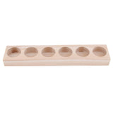 2 Pieces Wood Essential Oils Perfume Display Storage Organizer Holder Stand