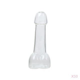 Maxbell 33pcs Penis Shaped Cocktails Wine Glass Drinking Ware Cup Hen Night Party