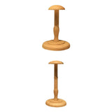 Maxbell Wooden Hat Rack Cap/Wig Holder Freestanding Display Storage Styling Stand 2x