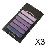 Maxbell 3xIndex Tabs Highlighter Strips Flag Book Flags Tabs for files Magazines Notes Violet