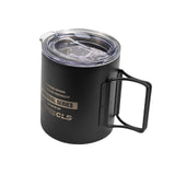 Maxbell Camping Mug Double Wall Vacuum Insulated Rustproof Reusable 11oz Camping Cup Black