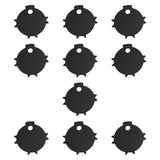 Maxbell 10 Pieces Shear and Scissors Adjustment Tool Easy to Use Universal Screw Key Black 6 Tooth