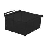 Maxbell Hanging Pullout Drawer Basket Rack Closet Holder for Pantry Cupboard Bedroom Black
