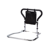 Maxbell Elderly Adults Bed Rails with Double Handles Double Folding Bedside Handrail
