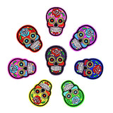 Maxbell 20pcs Mixed Embroidered Skull Butterfly Applique Sew Iron on Patches