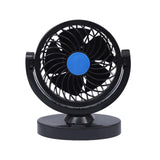 Maxbell Maxbell Car Fan Air Circulator with 2 Speeds Portable Fan for Sedan RV Car Dashboard Single Head 12V Blue