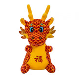 Chinese Dragon Plush Toy New Year Stuffed Animal Doll for Shop Table Bedroom
