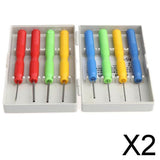 Maxbell 2x8pcs Hollow Needles Desoldering Tool IC Extraction Tool Set Detaching Pin