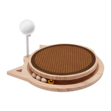 Maxbell Cat Scratcher for Indoor Cats Stylish Track Spring Ball Sisal Scratching Pad