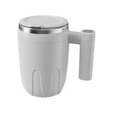 Maxbell Auto Stirring Coffee Mug Automatic Mixing Cup for Backpacking Travel Kitchen white