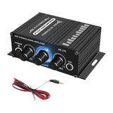 Maxbell Stereo Audio Amplifier 2 Channel Bookshelf Speaker Car Phone 3.5mm AUX Input