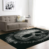 Maxbell Skeleton Printed Indoor Modern Area Rugs,Anti-Skid Area Rug Dining Room Home Bedroom Carpet Floor Mat (60 x 39 inch) - Aladdin Shoppers