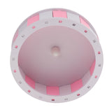 Maxbell Maxbell Hamster Silent Exercise Wheel Jogging Running Toy For Guinea Pig Pink White