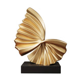 Maxbell Wave Modern Shelf Decor Collection Wave Resin Statue for Home Entrance Decor Style B