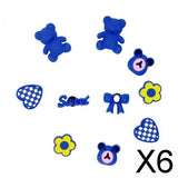 Maxbell 6xBeach Bag Charms Accessories Creative Festival Craft Reusable Handmade Decor Style B