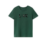 Maxbell Maxbell Women's T Shirt Summer Soft Simple Female Crewneck Tee for Travel Beach Trip XXL Green