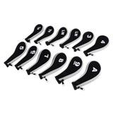 Maxbell A-SW Neoprene Zipper Golf Club Head Cover Interchangeable Number Tags White - Aladdin Shoppers