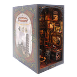 Book Nooks Kits for Dollhouse Bookstore DIY Miniature Dollhouse Booknooks Kits style A