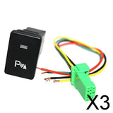 Maxbell 3xPush Switch White LED Parking Lights For        2008-up