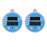 Maxbell 2Pcs Solar Powered Digital Floating Pool Hot Tub Spa Thermometer Temperature