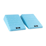 Maxbell 2Pcs Squat Wedge Block Gym Leg Stretching Black Foot Stretcher Balance Board Blue