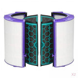 2Set Glass HEPA Filter & Activated Carbon Filter for Dyson HP04 HP05