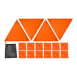 Maxbell High Visibility Orange Safety Signs Kit Versatile Accessories Triangle Shape