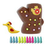 Maxbell Bird Feeding Game Durable Bird Toy Set Practical Learning Toy Montessori Toy