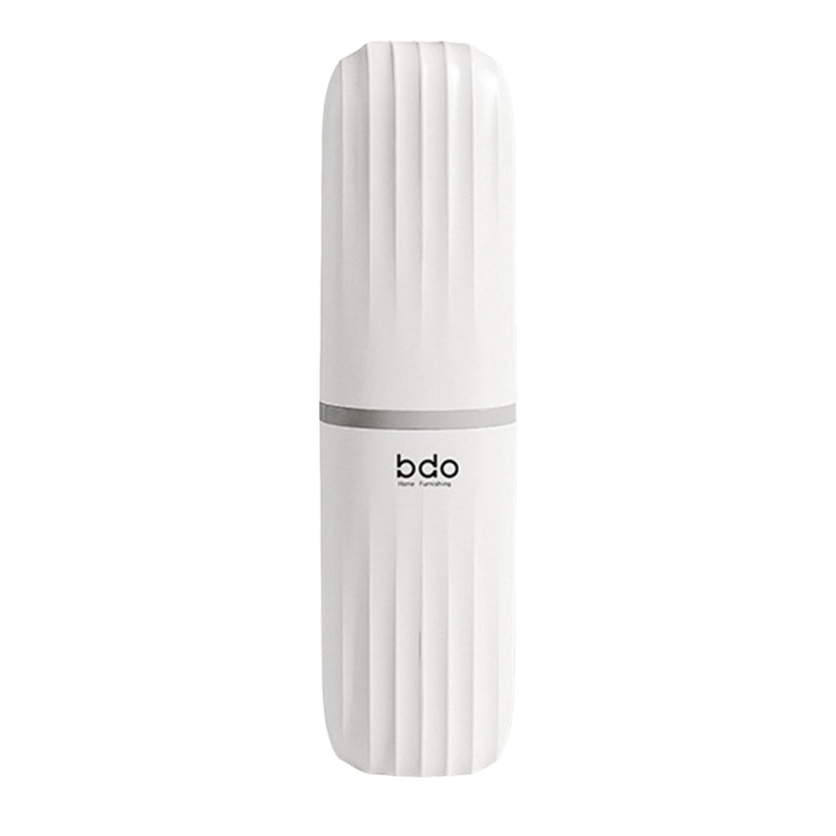 Maxbell Toothbrush Toothpaste Travel Case Storage Container for Hotel Shower Camping S White