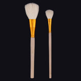 2Pcs Pottery Clay Wooden Brush Ceramics Sculpting Modeling Clay Clean Tool