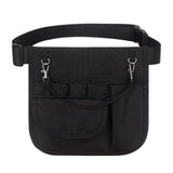 Maxbell 3xNurse Fanny Pack Waist Pouch Organizer Multiple Pocket Tape Holder Storage Black
