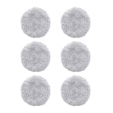 Maxbell 6Pcs Microfiber Cloth Glass Cleaner Robot Parts Window Vacuum Cleaner Pad Plush Texture