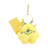 Maxbell Plush Keychain Lovely Portable Hanging Ornament for Handbag Purse Decoration Yellow