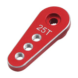 Maxbell 25T Metal Servo Arm 1:10 Metal Servo Arm Part for 995 RC Car Parts 996R Red