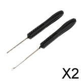Maxbell 2xBaiting Needle Tool Fishing Boilie Bait Needle and Drill for Carp Hair Rigs