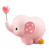 Maxbell Cute Resin Small Elephant Figurines Indoor Desktop Decoration Pink