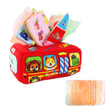 Maxbell Sensory Pull Along Tissue Box Game Motor Skill Toy for Boys and Girls Kids
