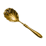 Maxbell Serving Spoon Shell Shape Multifunctional for Home Restaurant Family Dinners gold large