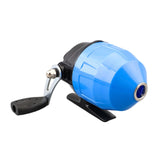 Maxbell Fishing Reel Fishing Tool Pocket Spinning Reel for Reservoirs Rivers Outdoor Blue